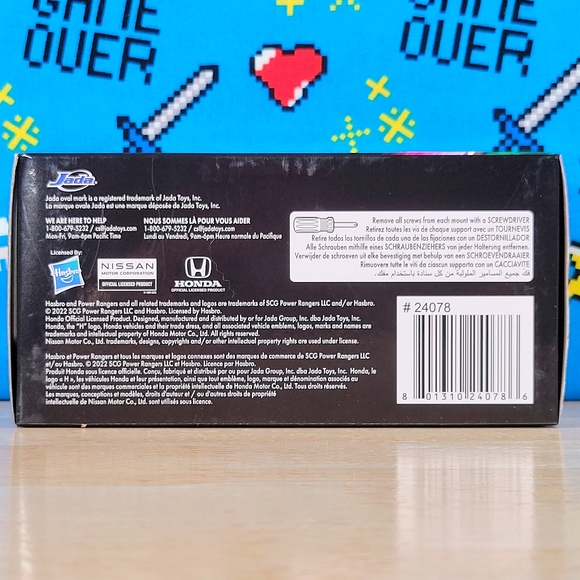 Jada Power Rangers 2002 Honda NSX Type-R Japan Spec Green Ranger 1:32 Diecast - Picture 3 of 4